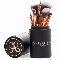 Набор кистей для макияжа Anastasia Beverly Hills 12 штук в тубе оптом в Волгоград 