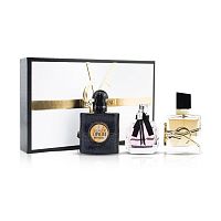 Парфюмерный набор Yves Saint Laurent Black Opium/Mon Paris/Libre 3x30 ml оптом в Волгоград 