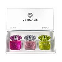 Парфюмерный набор Versace Bright Crystal/Bright Crystal Absolu/Yellow Diamond 3x30 ml оптом в Волгоград 